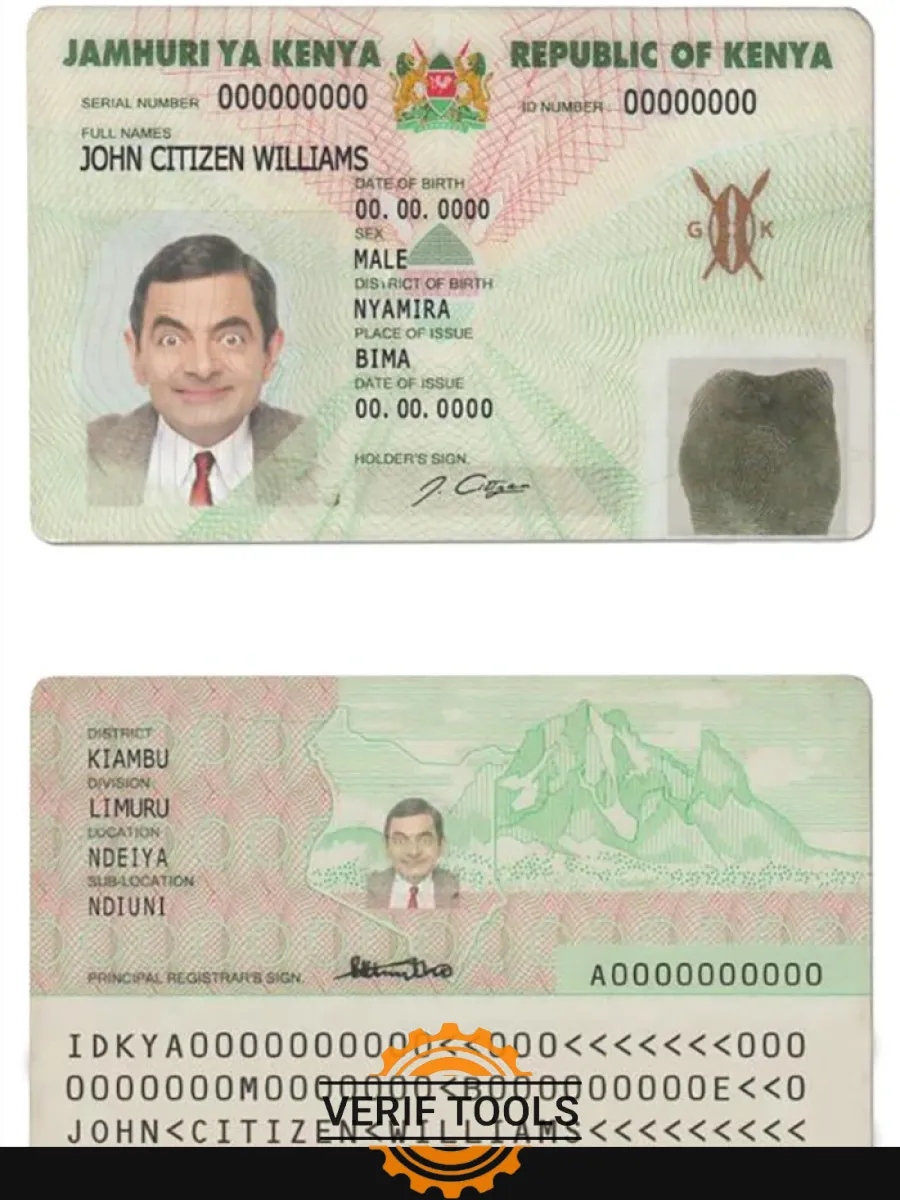 Kenya Id — ID Cards