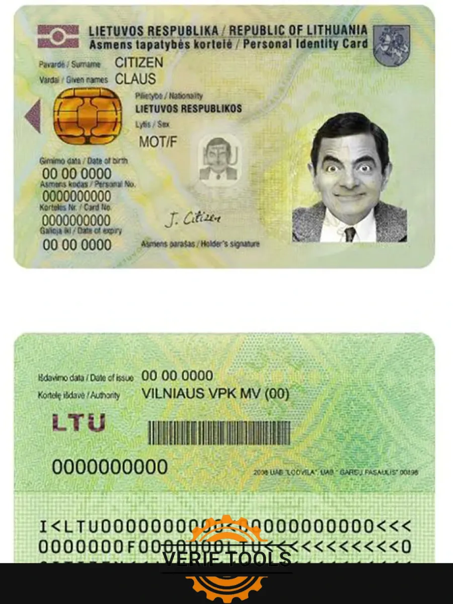 Lithuania Id — ID Cards