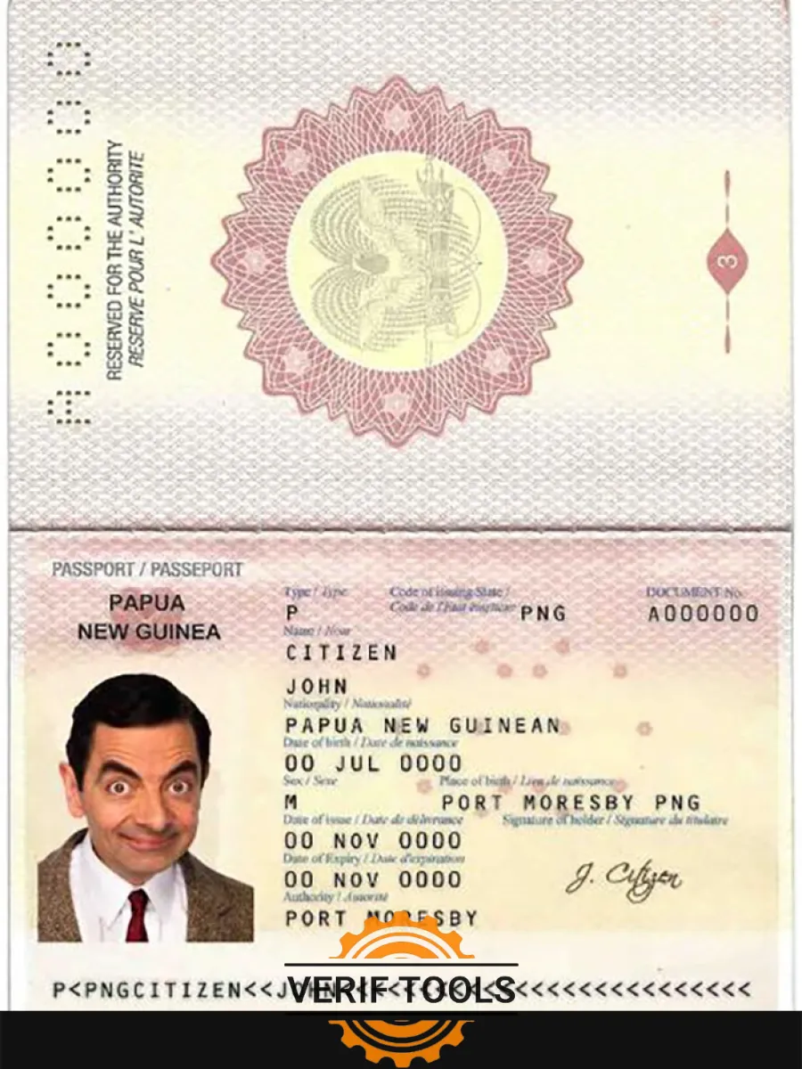 Papua New Guinea Passport — Passports