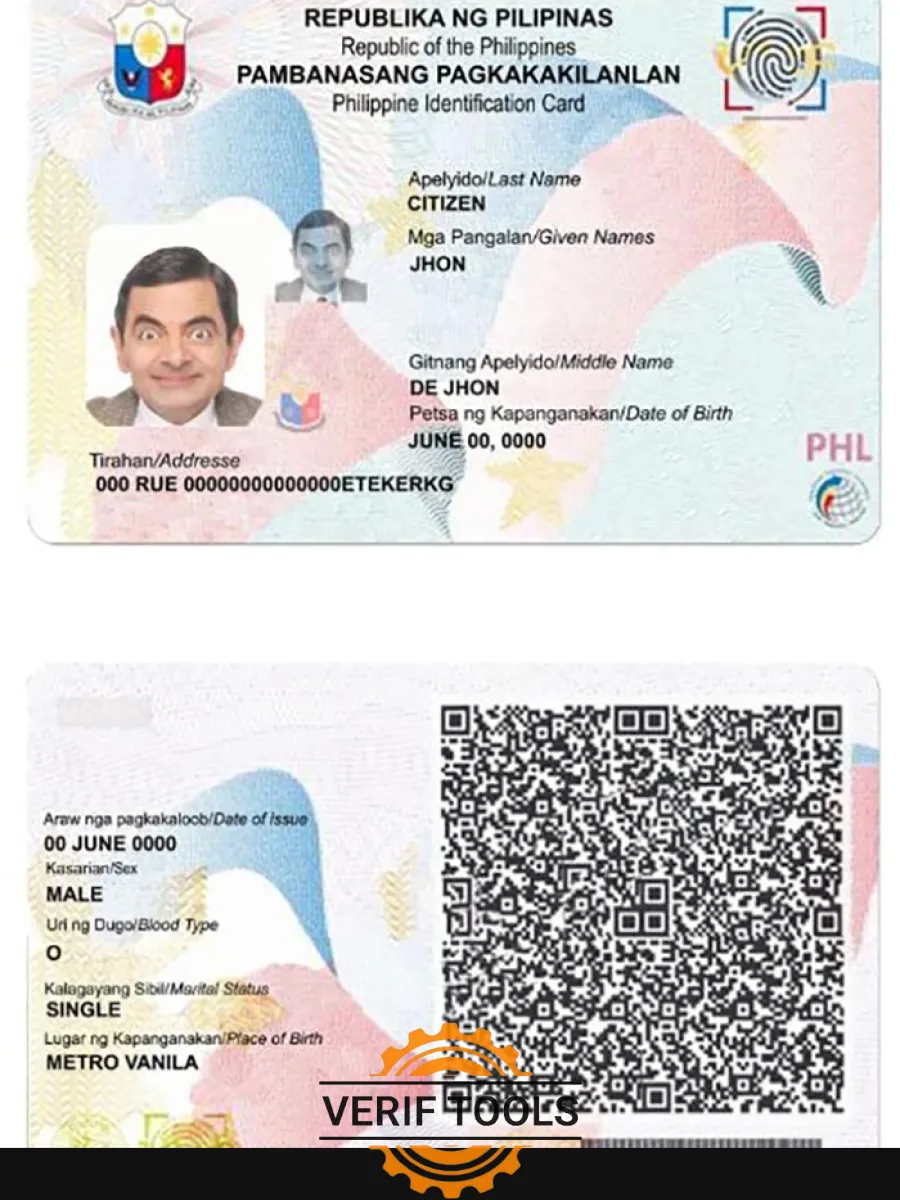 Philippines Id Version 2 — ID Cards