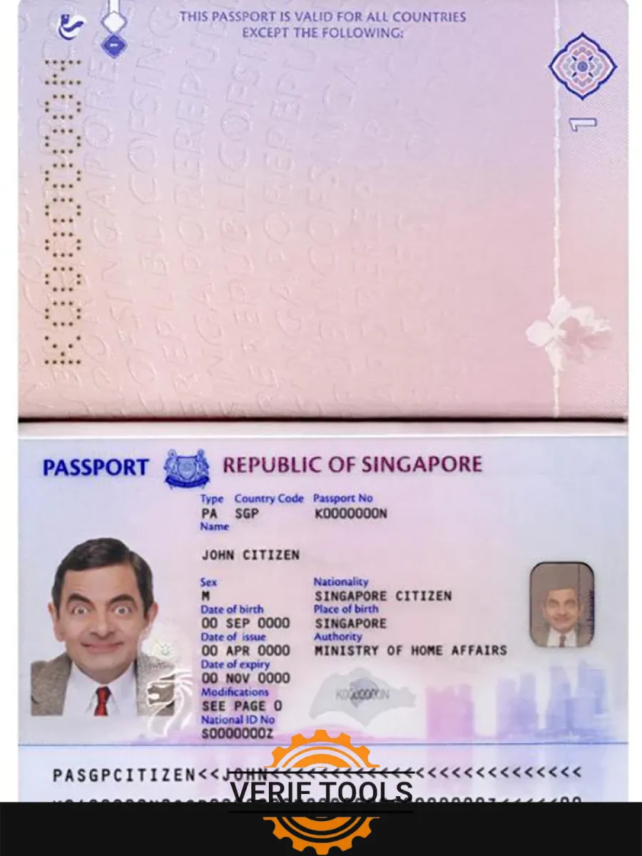 Singapore New Pass 2017 — Passports