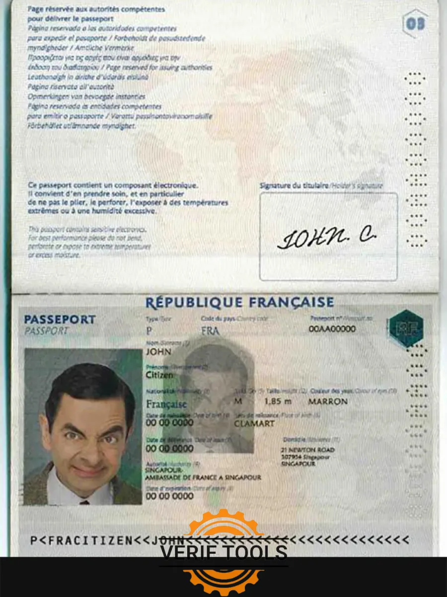 France Passport — Passports