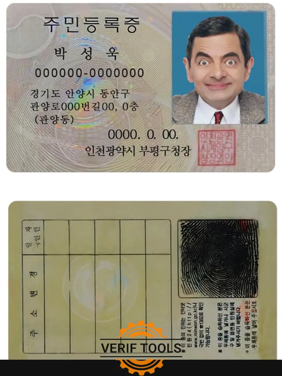Korea Id — ID Cards