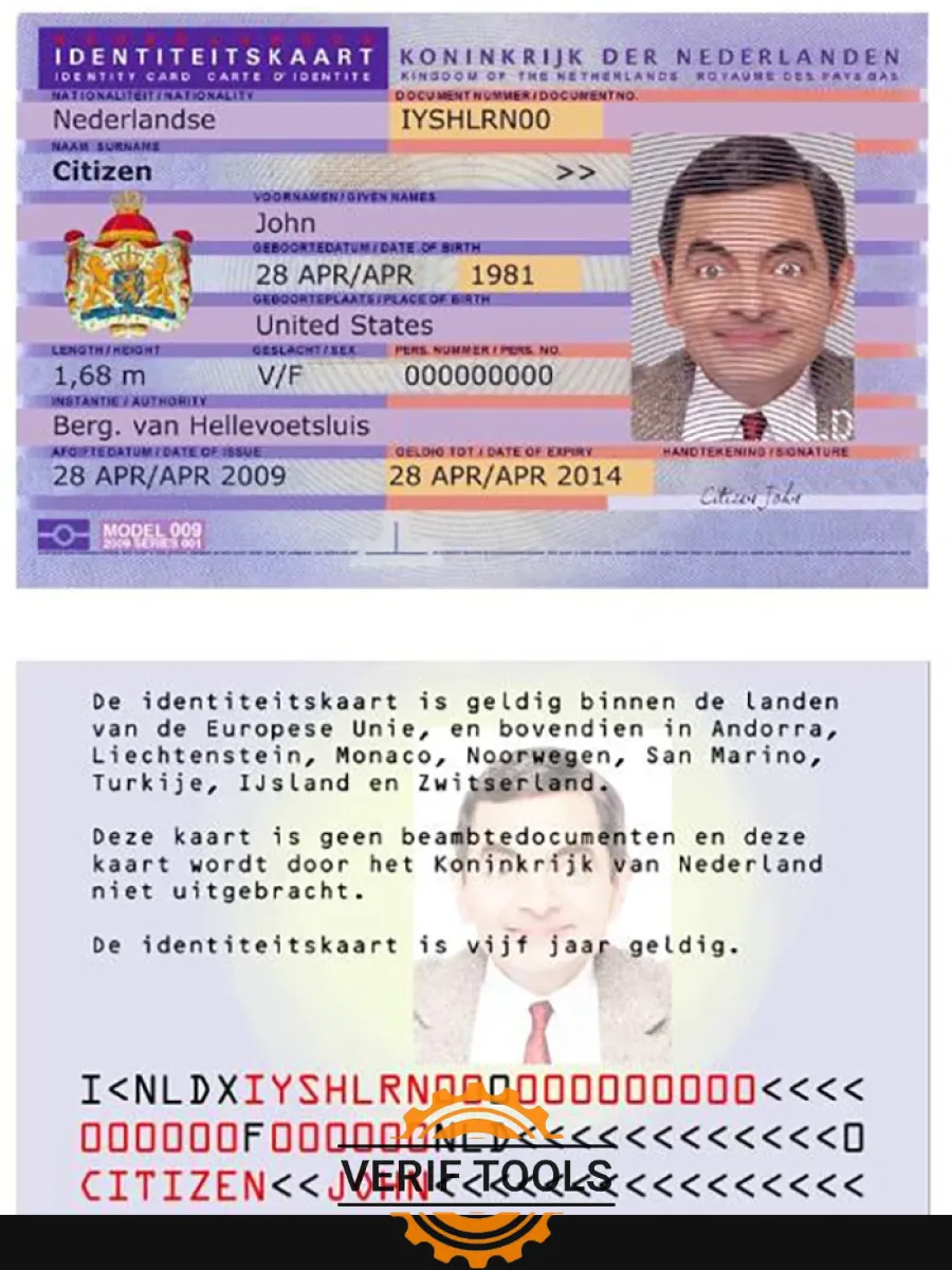 Netherland Id Version 2 — ID Cards