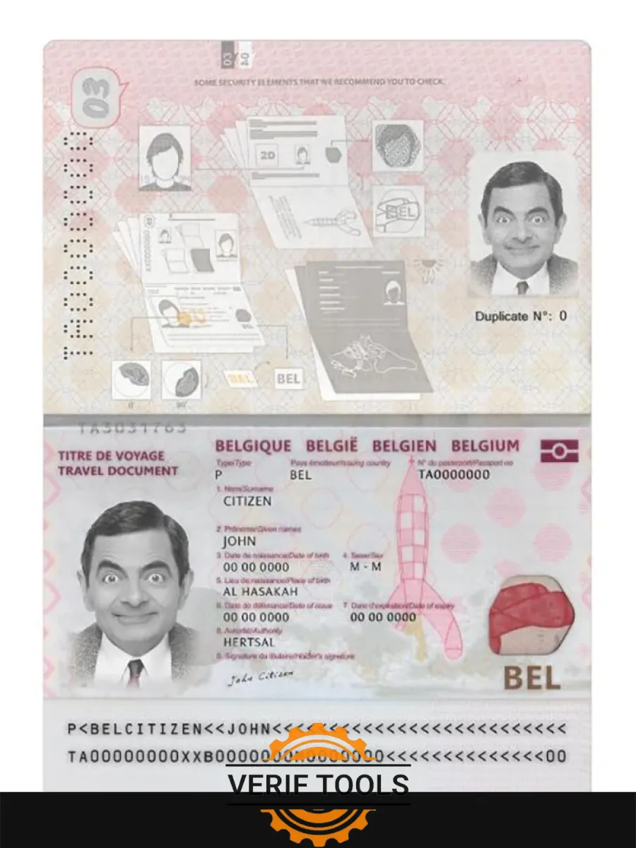 Belgium Passport 2022 Present