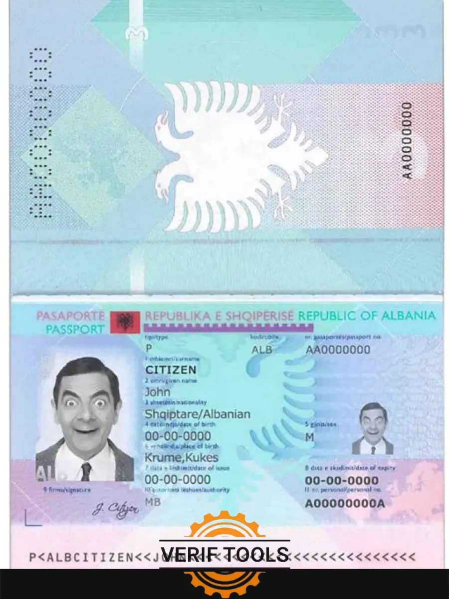 Albania Passport — Passports