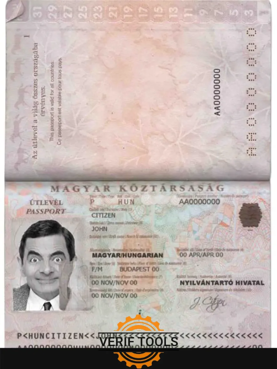 Hungary Passport — Passports