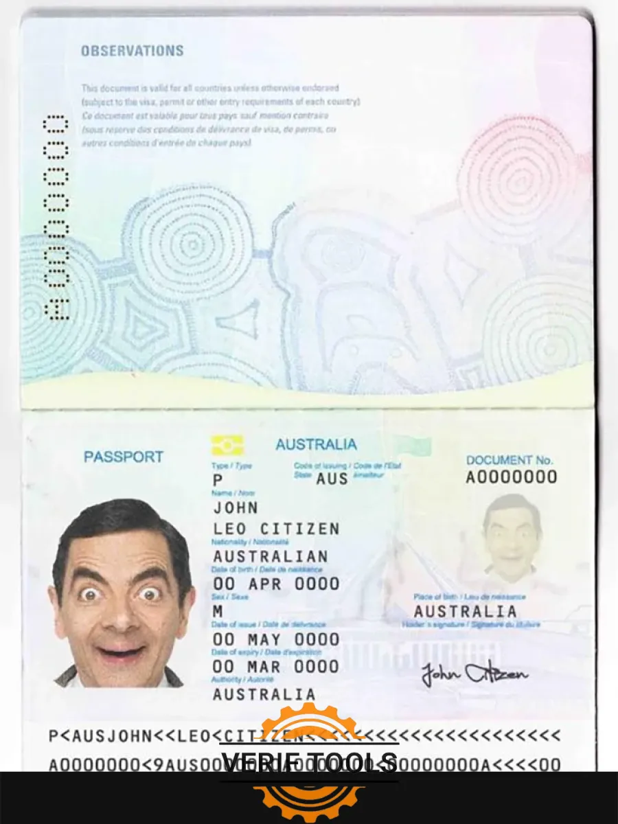 Australian Standard Passport — Passports
