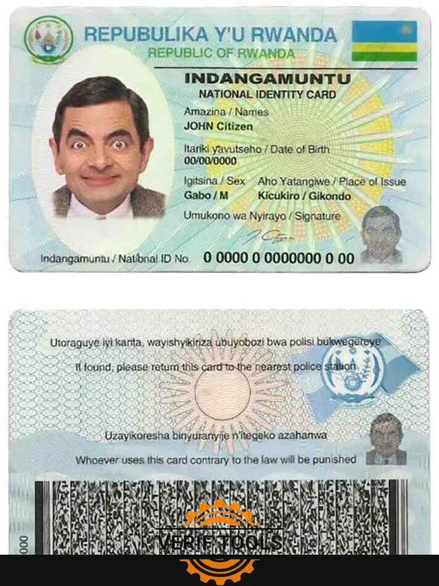 Rwanda Id 2 — ID Cards