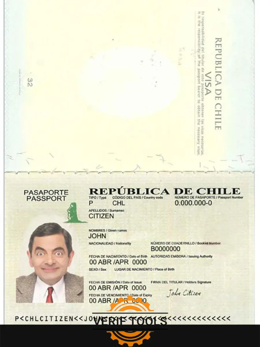 Chile Passport Version 2 — Passports