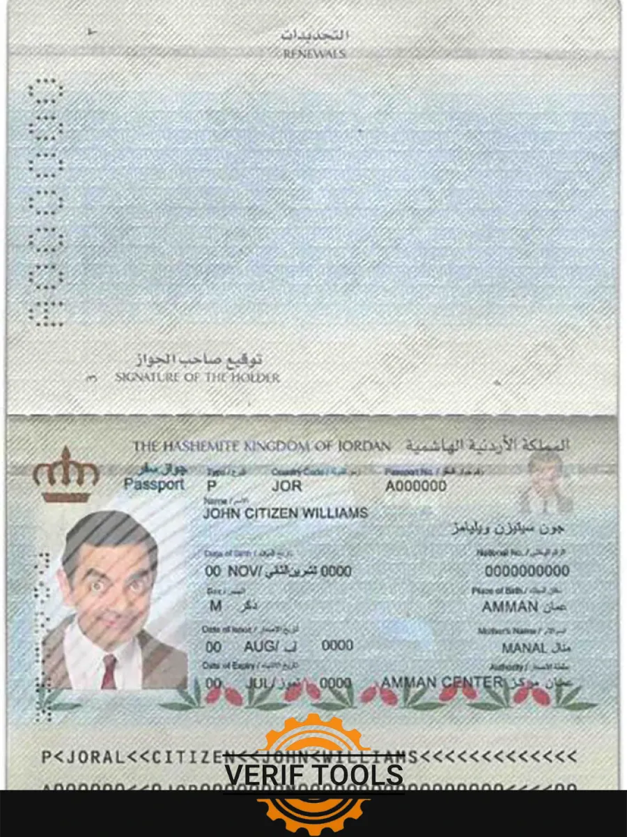 Jordan Passport — Passports