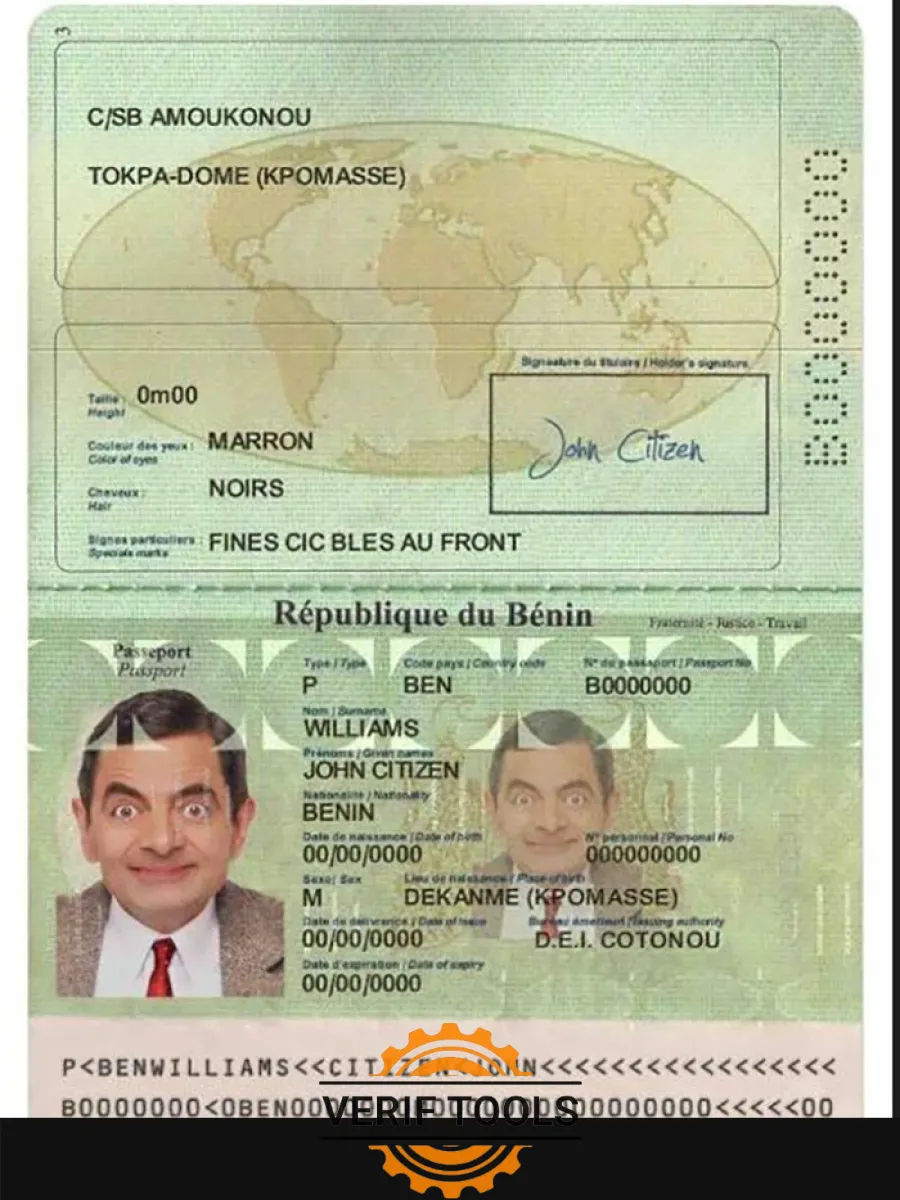 Benin Passport — Passports