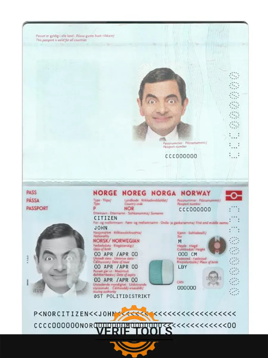 Norway Passport New 2021 Present — Passports