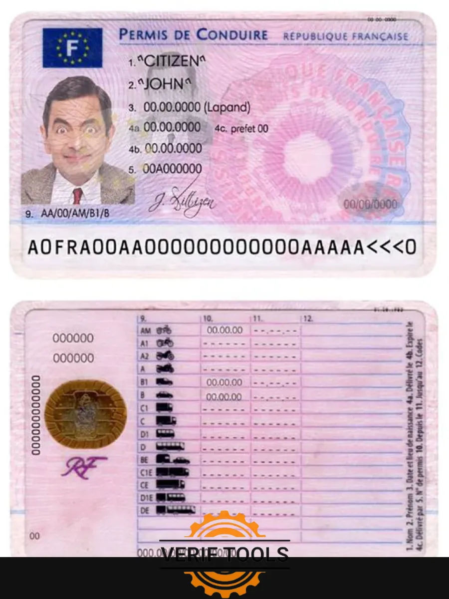 France Driving License — Driver License