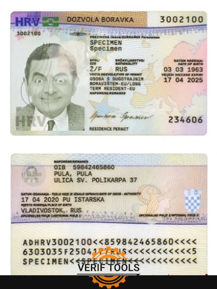 Croatia Residence Permit — Residence Permit