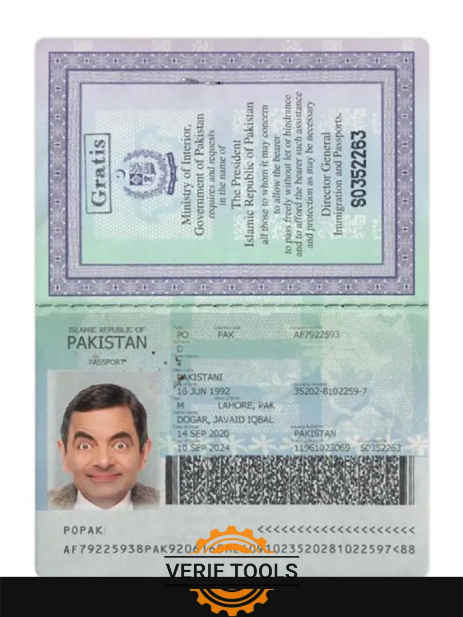 Pakistan Passport 2020 Present — Passports