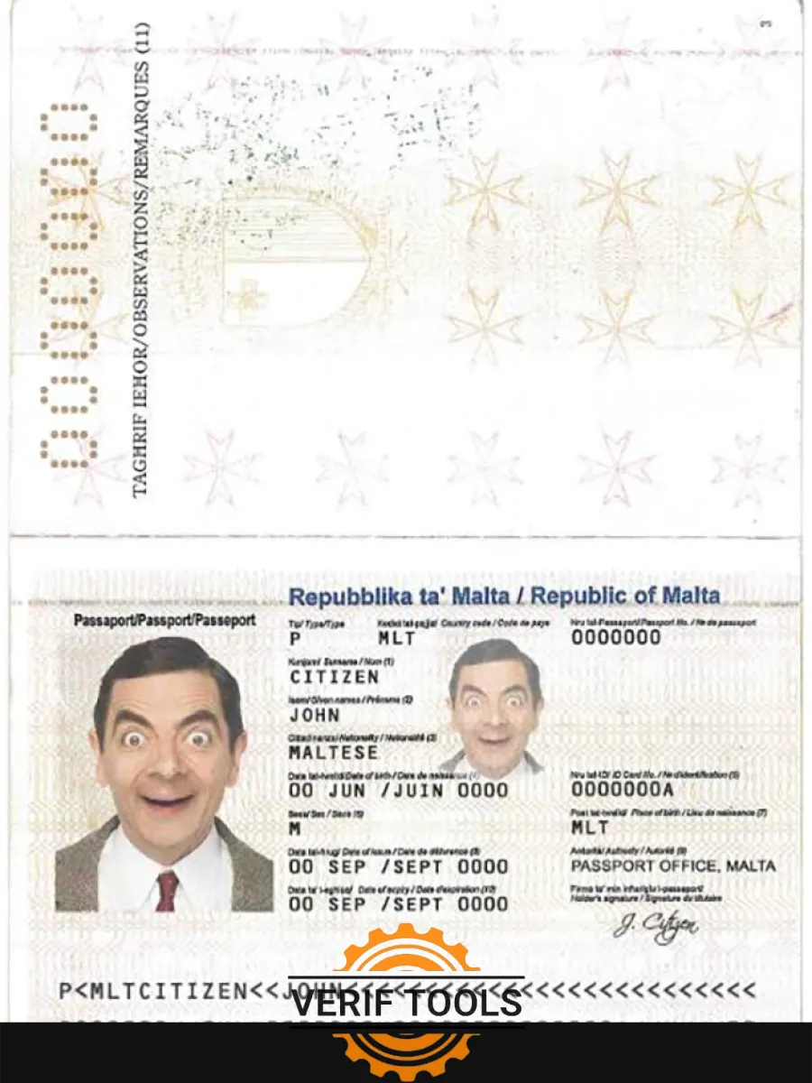 Malta Passport — Passports