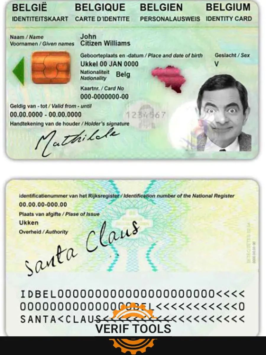 Belgium Id — ID Cards