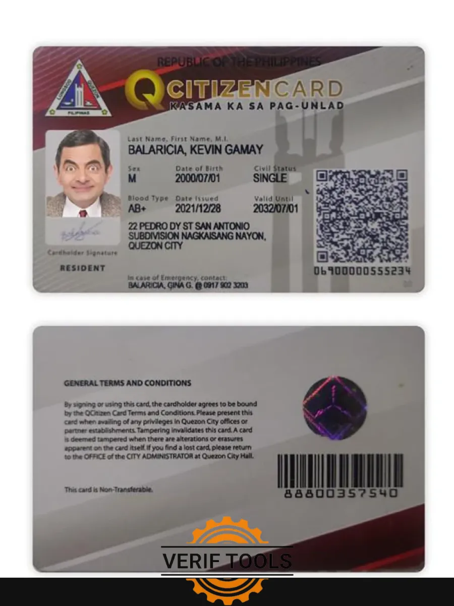 Pilippines Citizen Id Card