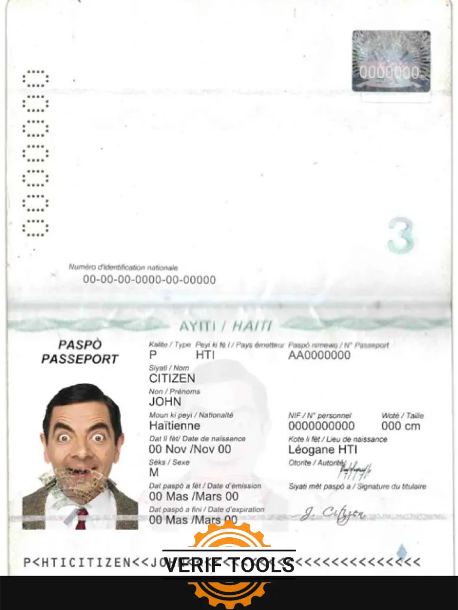 Haiti Passport — Passports