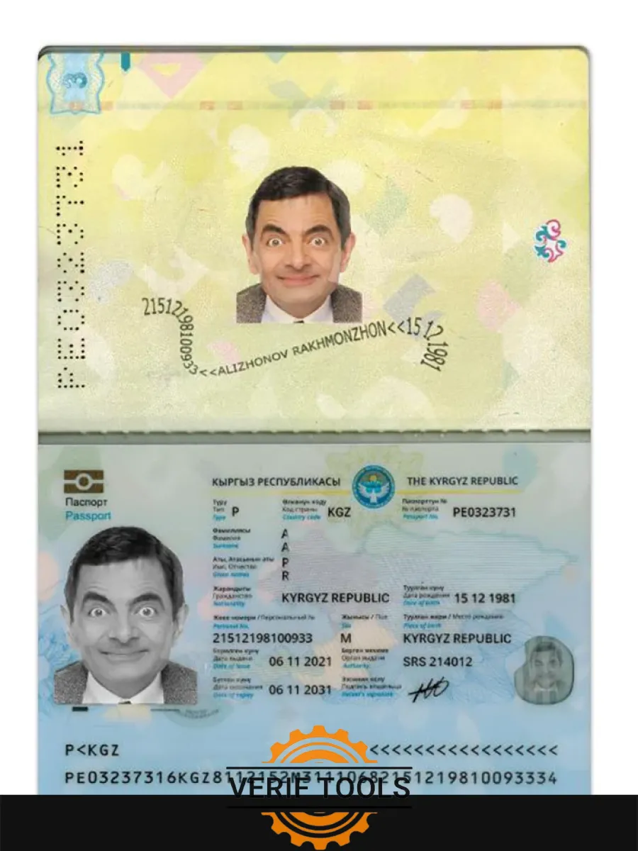 Kyrgyz Passport 2021 Present — Passports