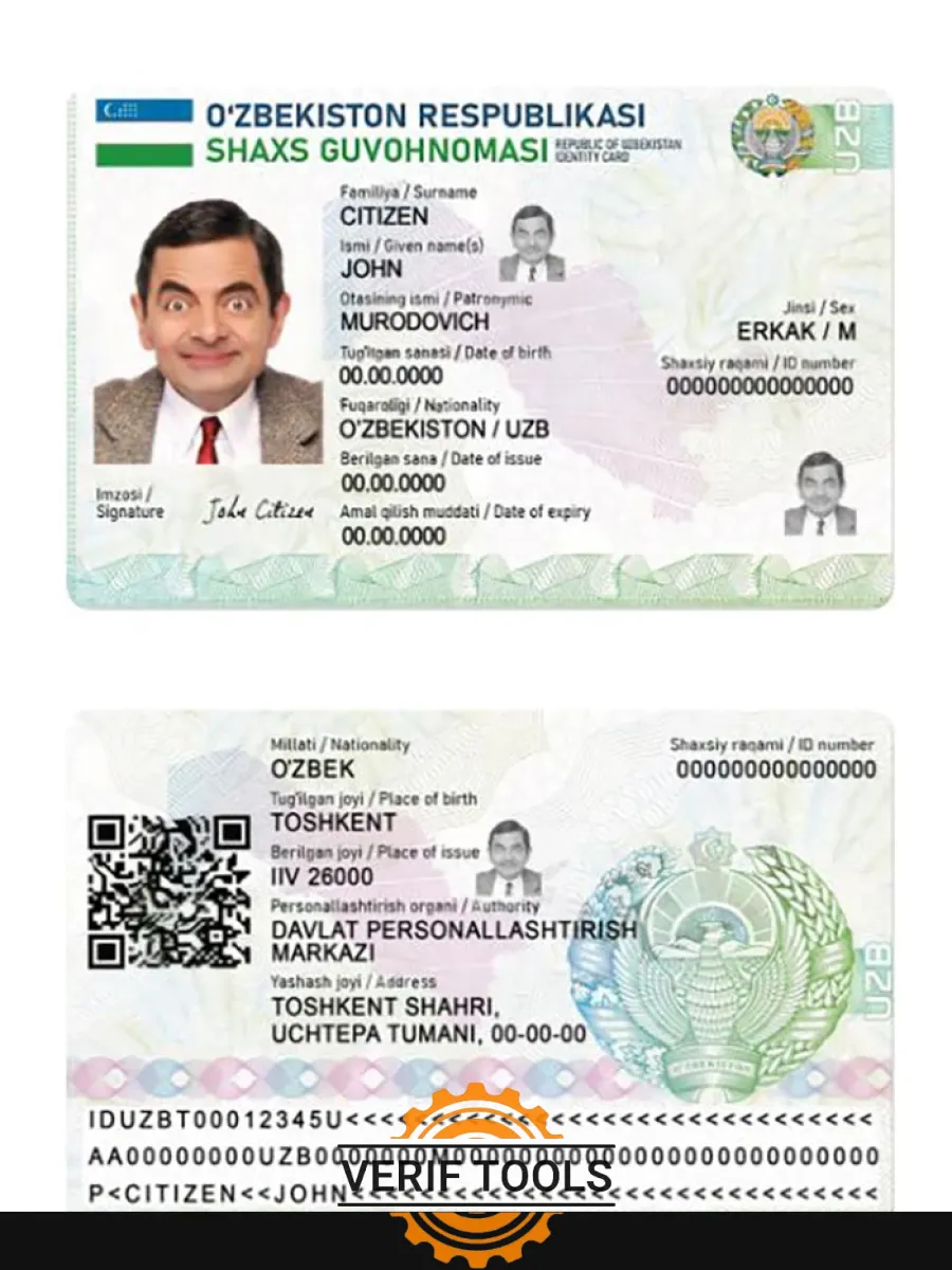 Uzbekistan Id Card — ID Cards