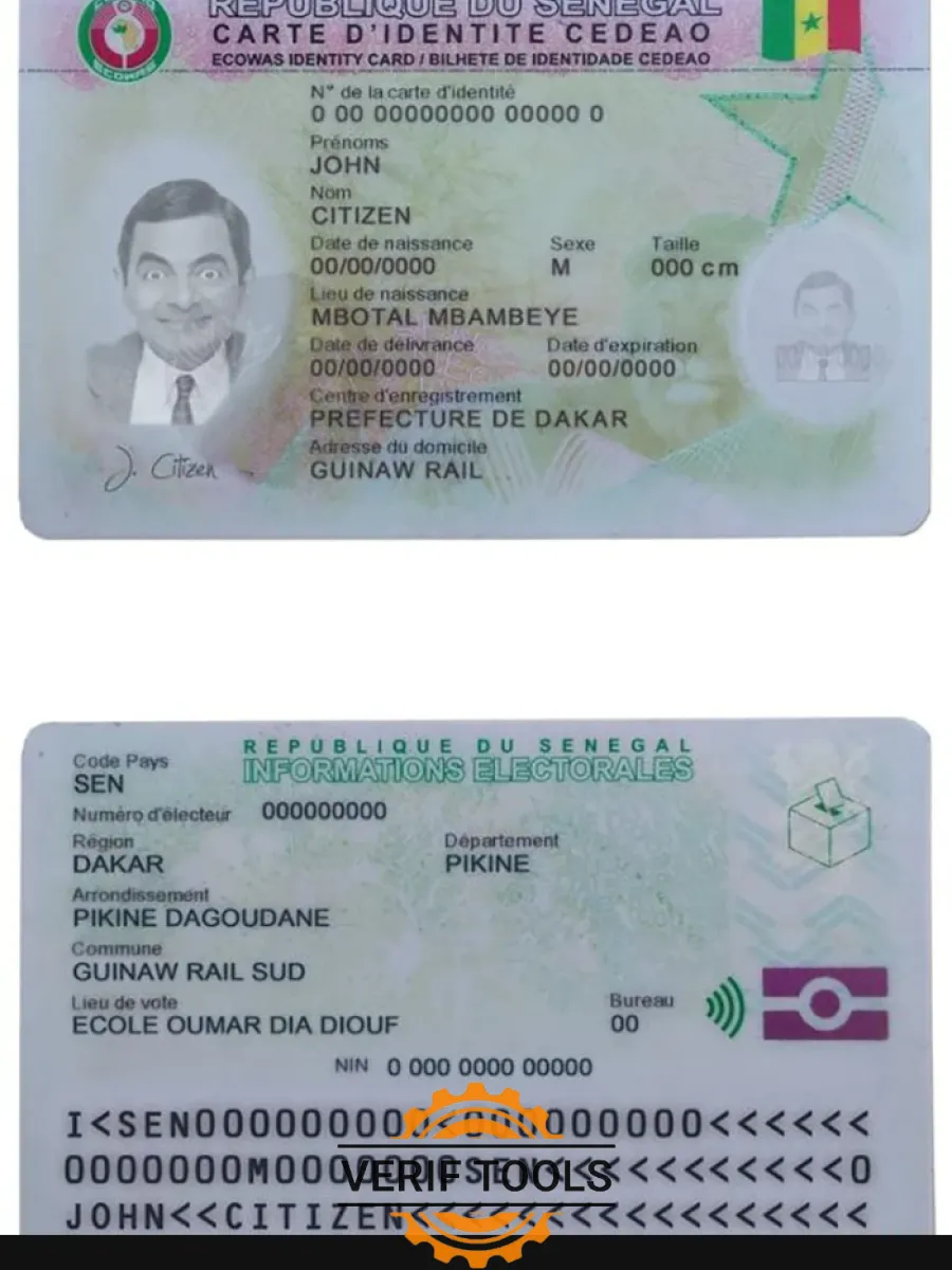 Senegal Id — ID Cards