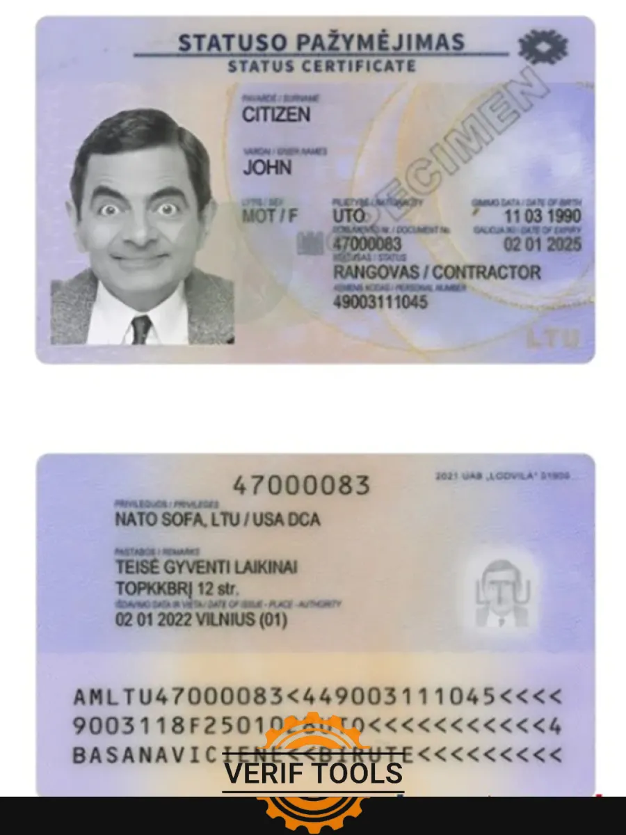 Lithuania Residence Card 2022 Present
