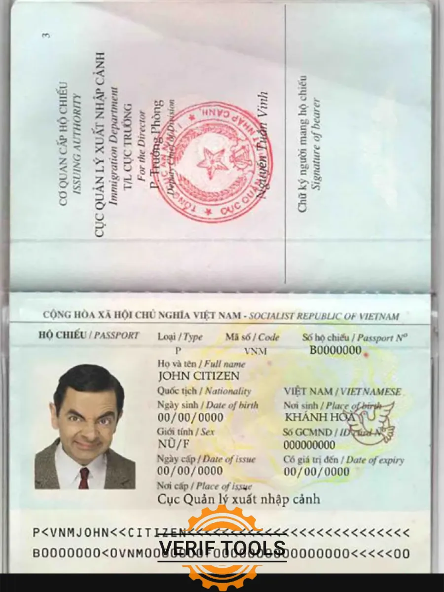 Vietnam Passport — Passports