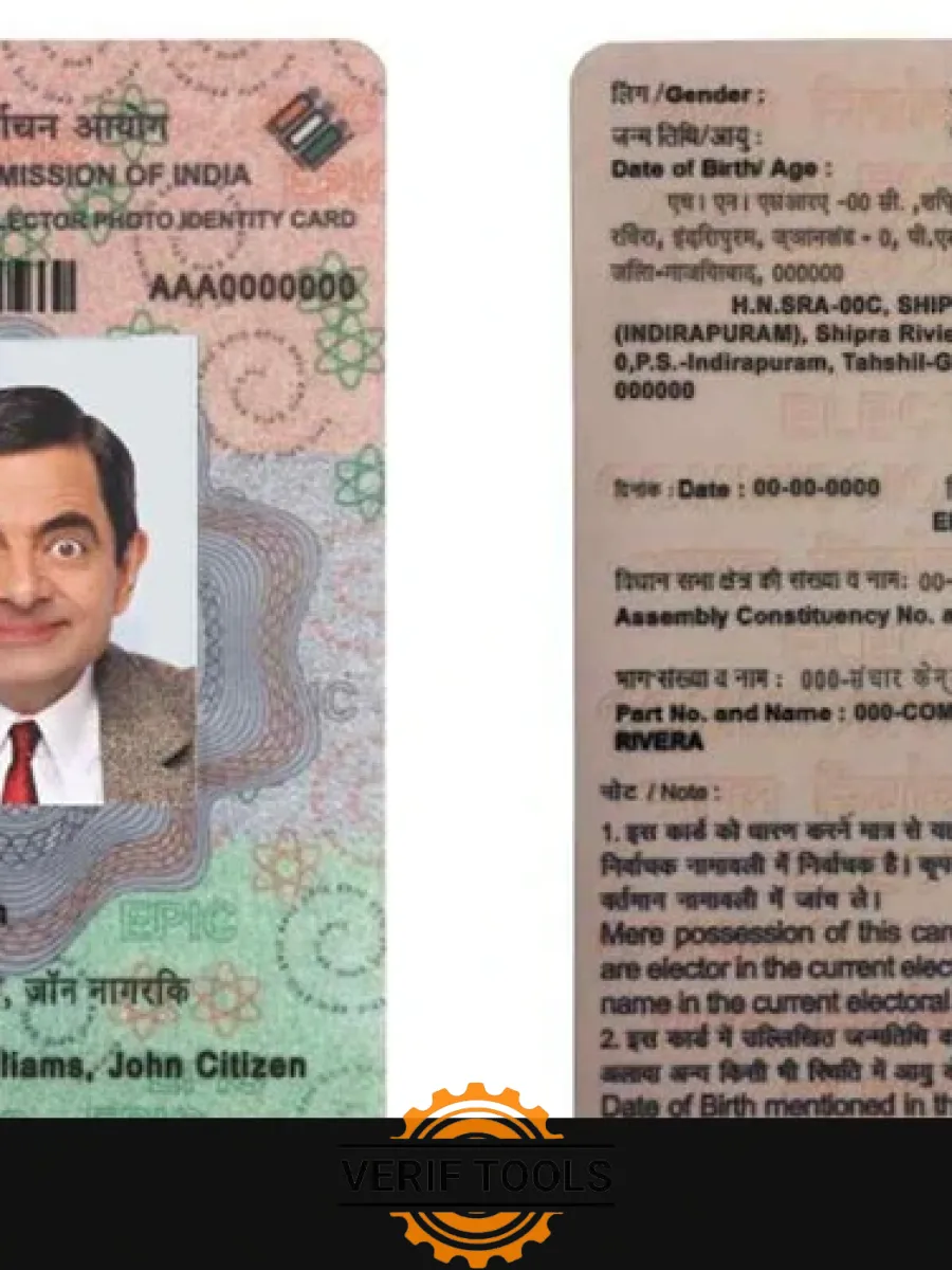 India Election Id — ID Cards