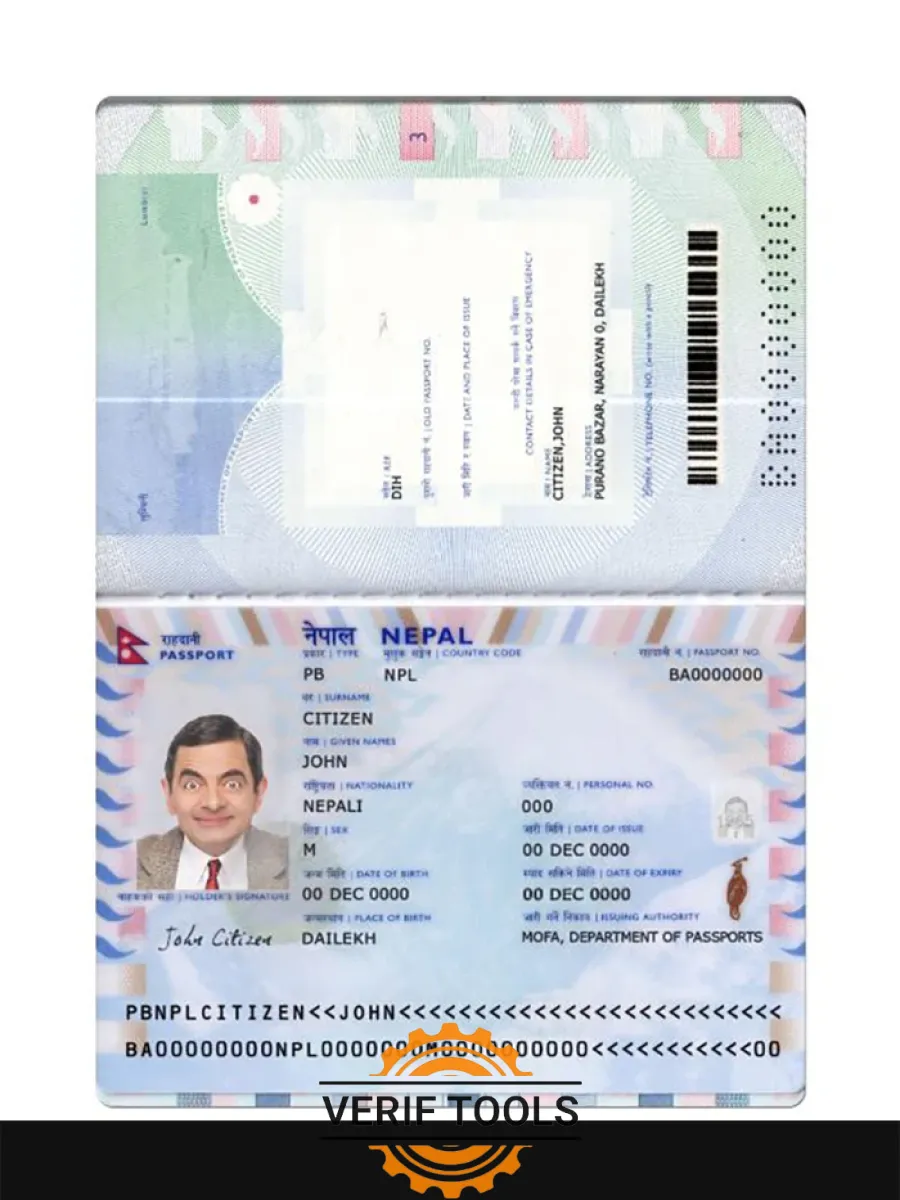 Nepal Passport New Version — Passports