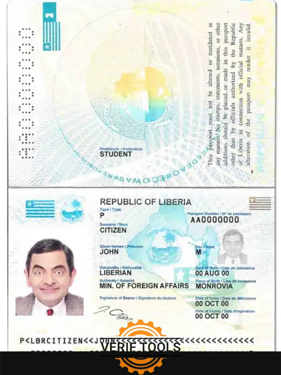 Liberia Passport — Passports