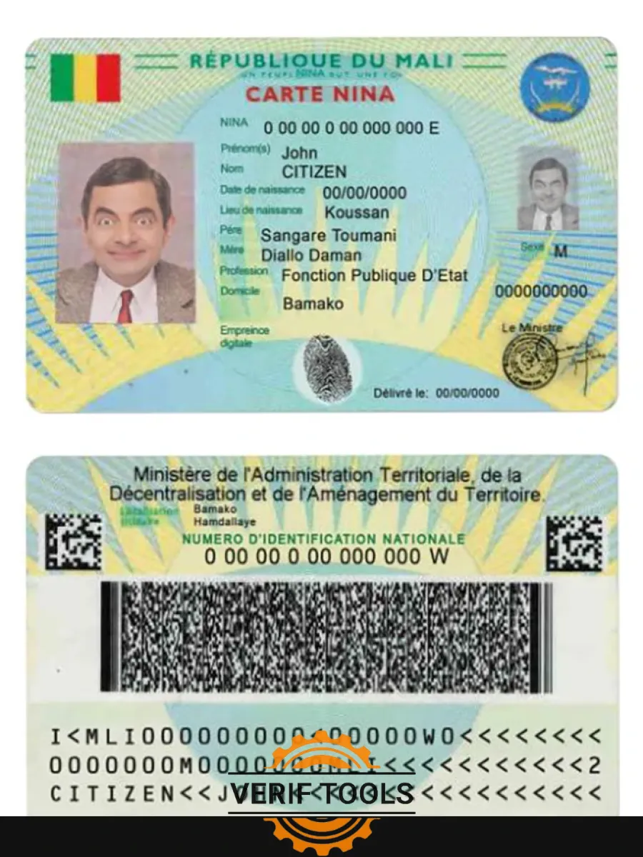 Mali Carte Nina — ID Cards