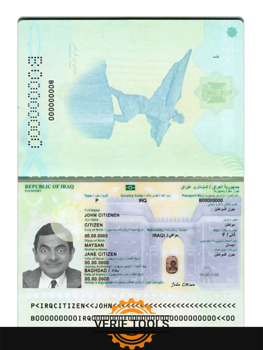 Iraq Passport 2024 Present — Passports