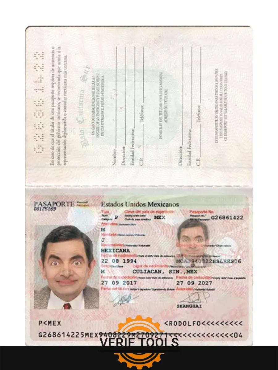 Mexico Passport 2017 Present — Passports