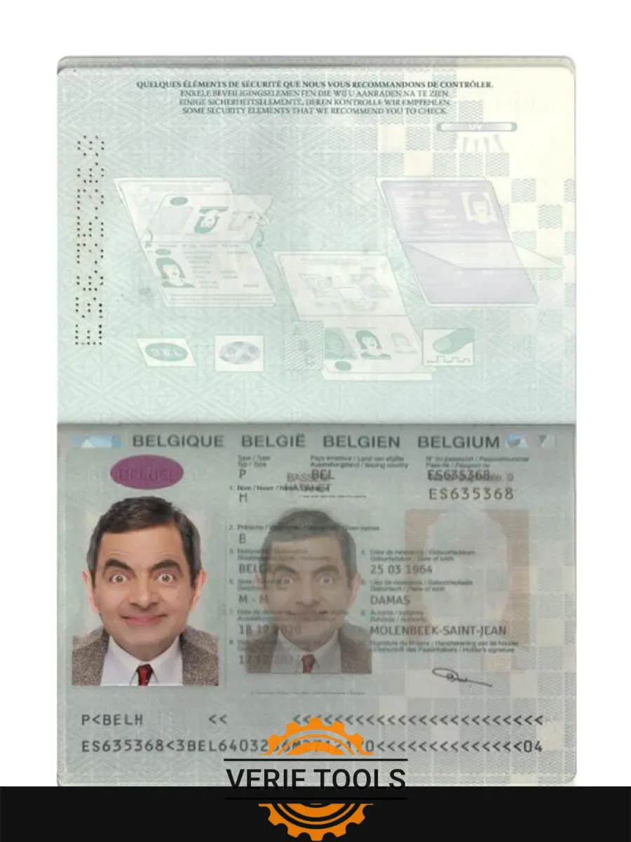 Belgium Passport 2020 Present — Passports