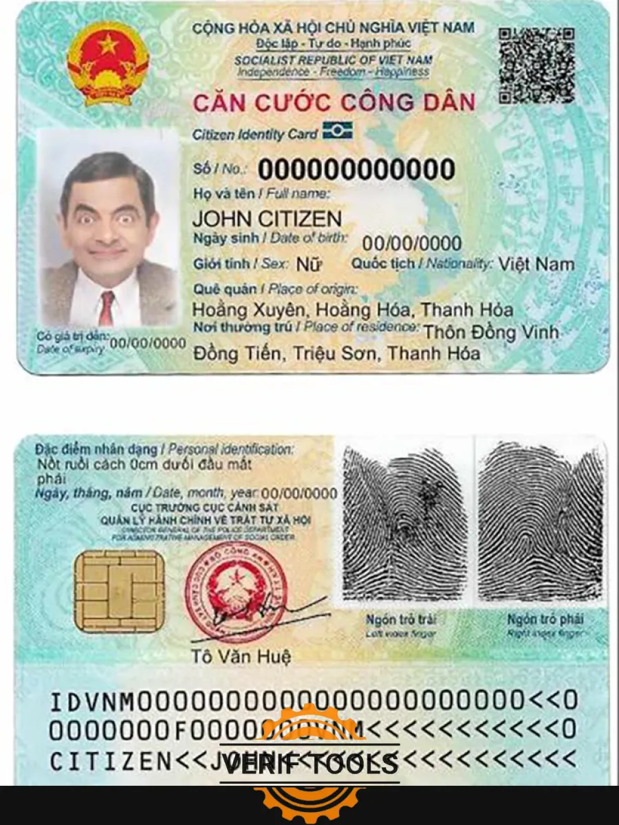 Vietnam Id Card 1 — ID Cards