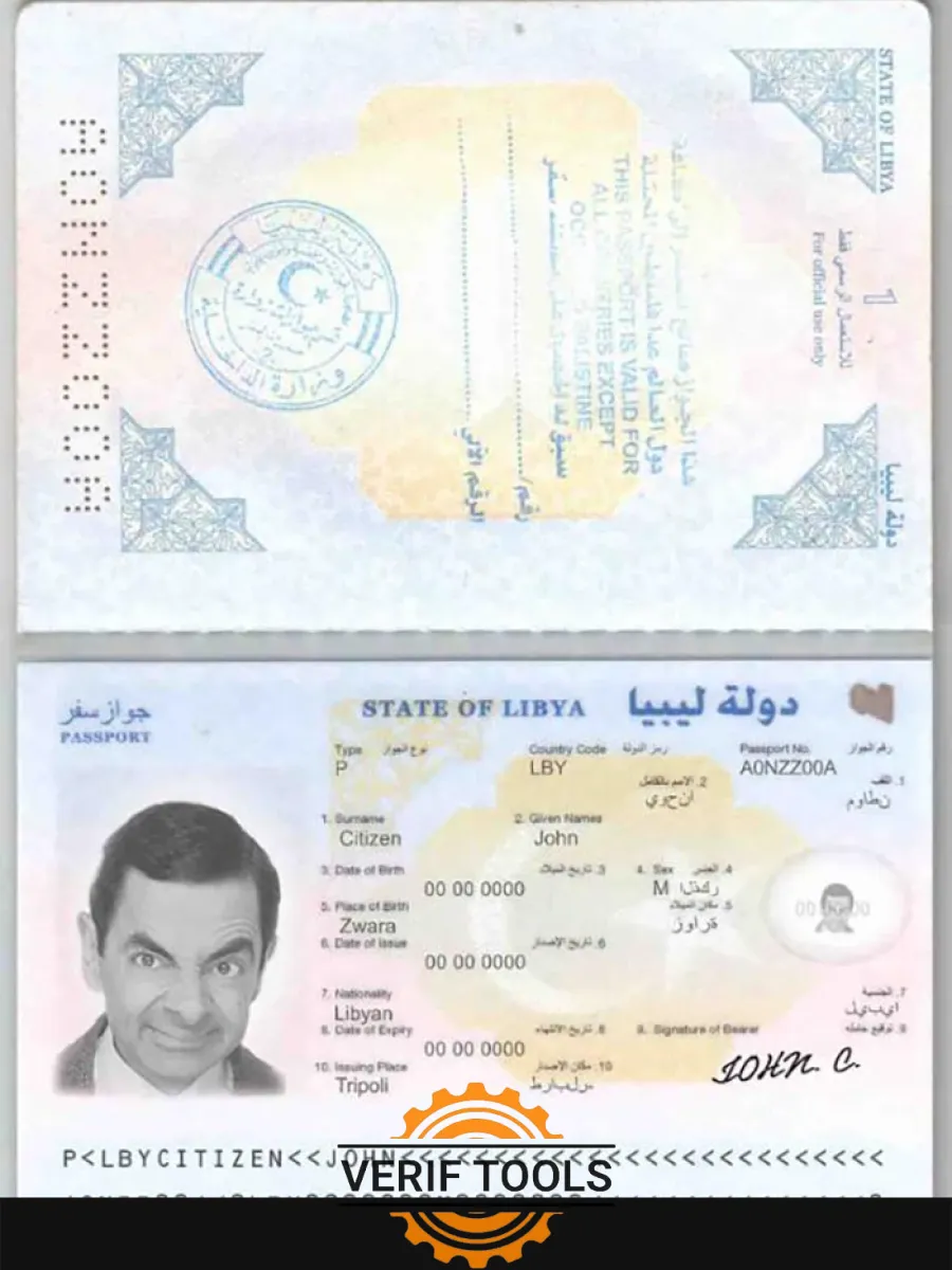 Libya Passport — Passports
