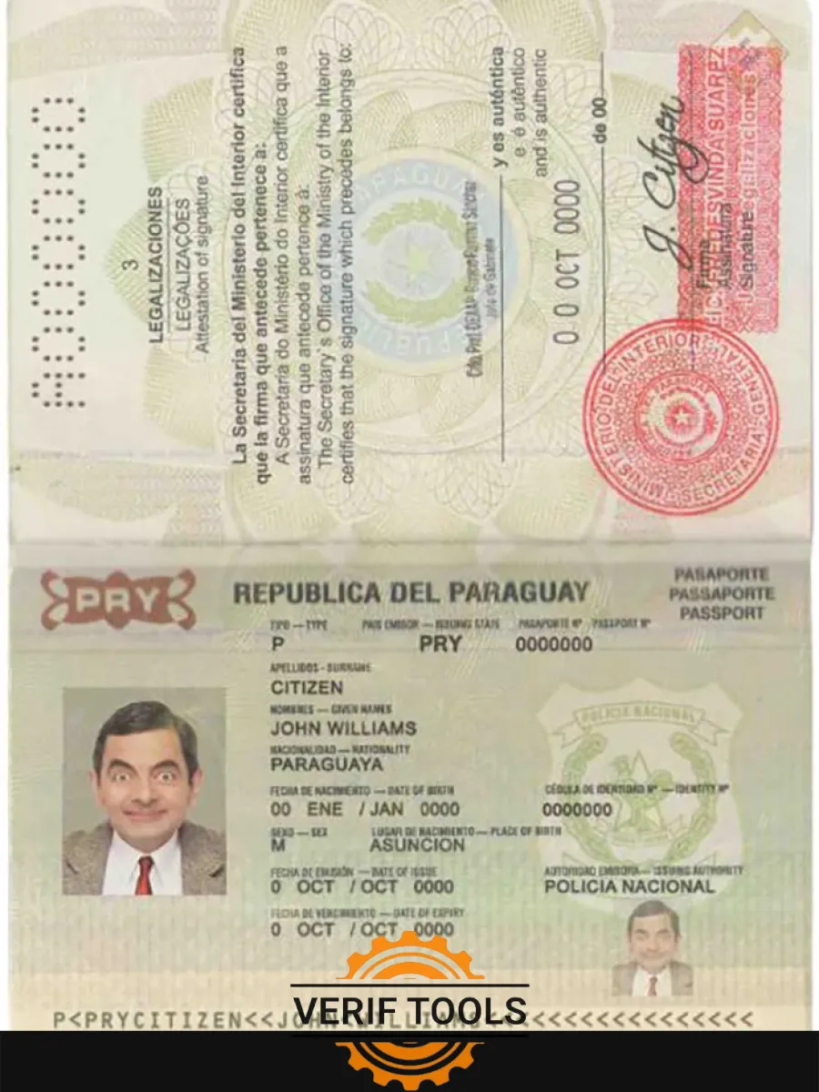 Paraguay Passport — Passports