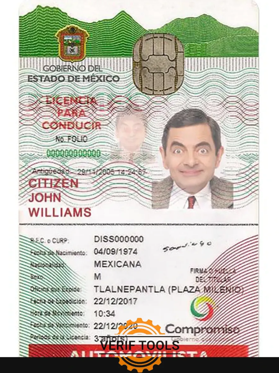 Mexico Id Version 2 — ID Cards