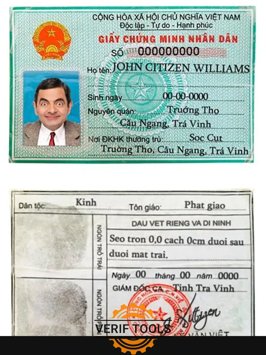 Vietnam Id 1 — ID Cards
