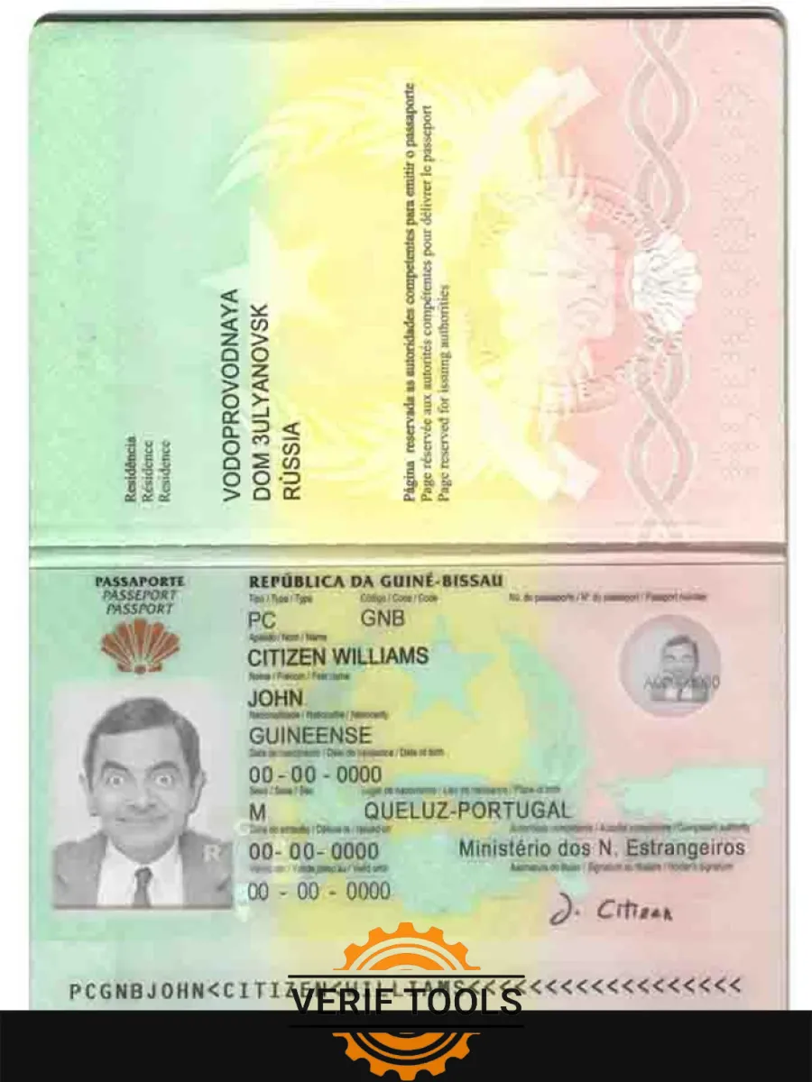 Guinea Bissau Passport — Passports