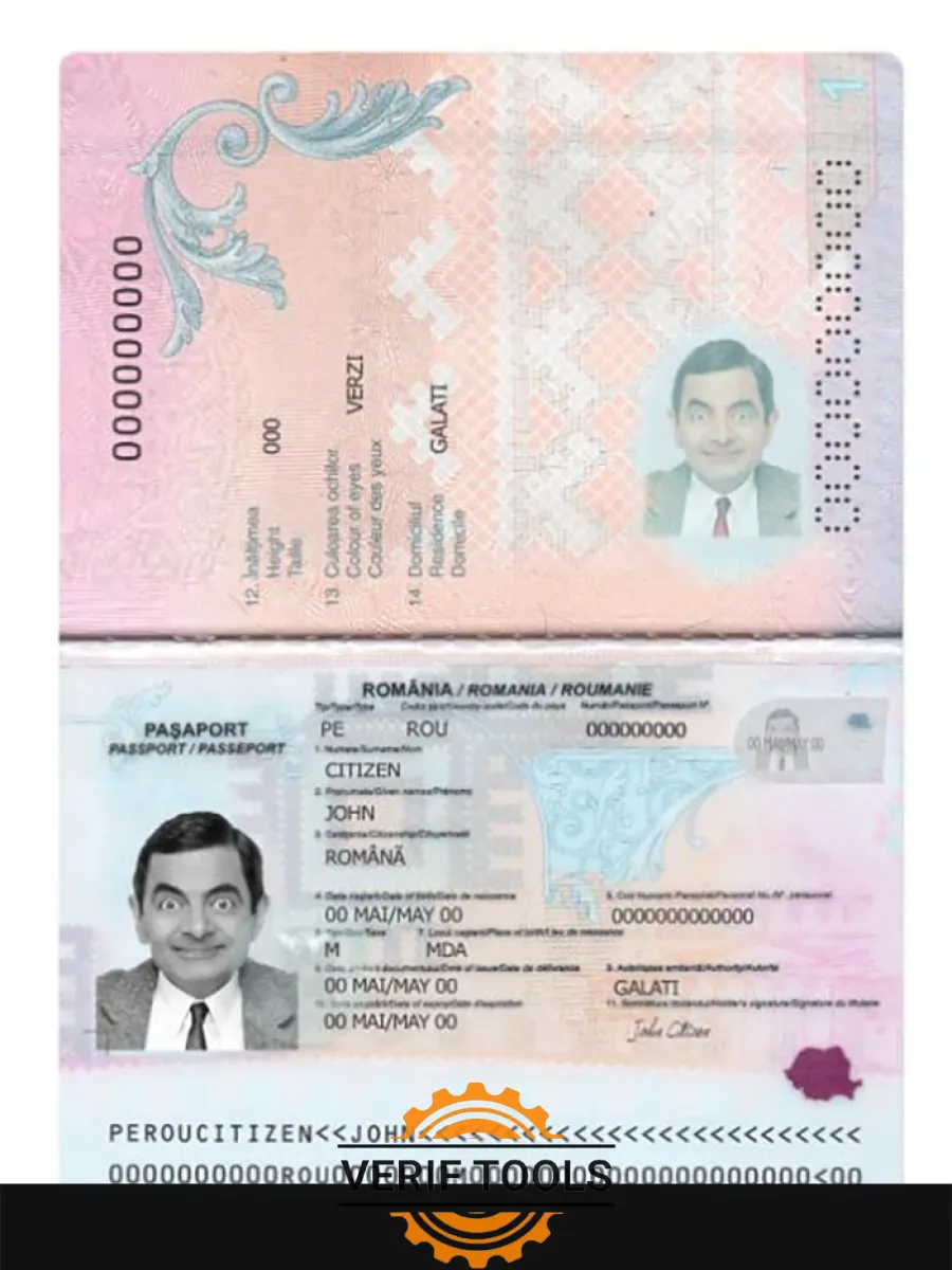 Romania Passport 2021 Present — Passports