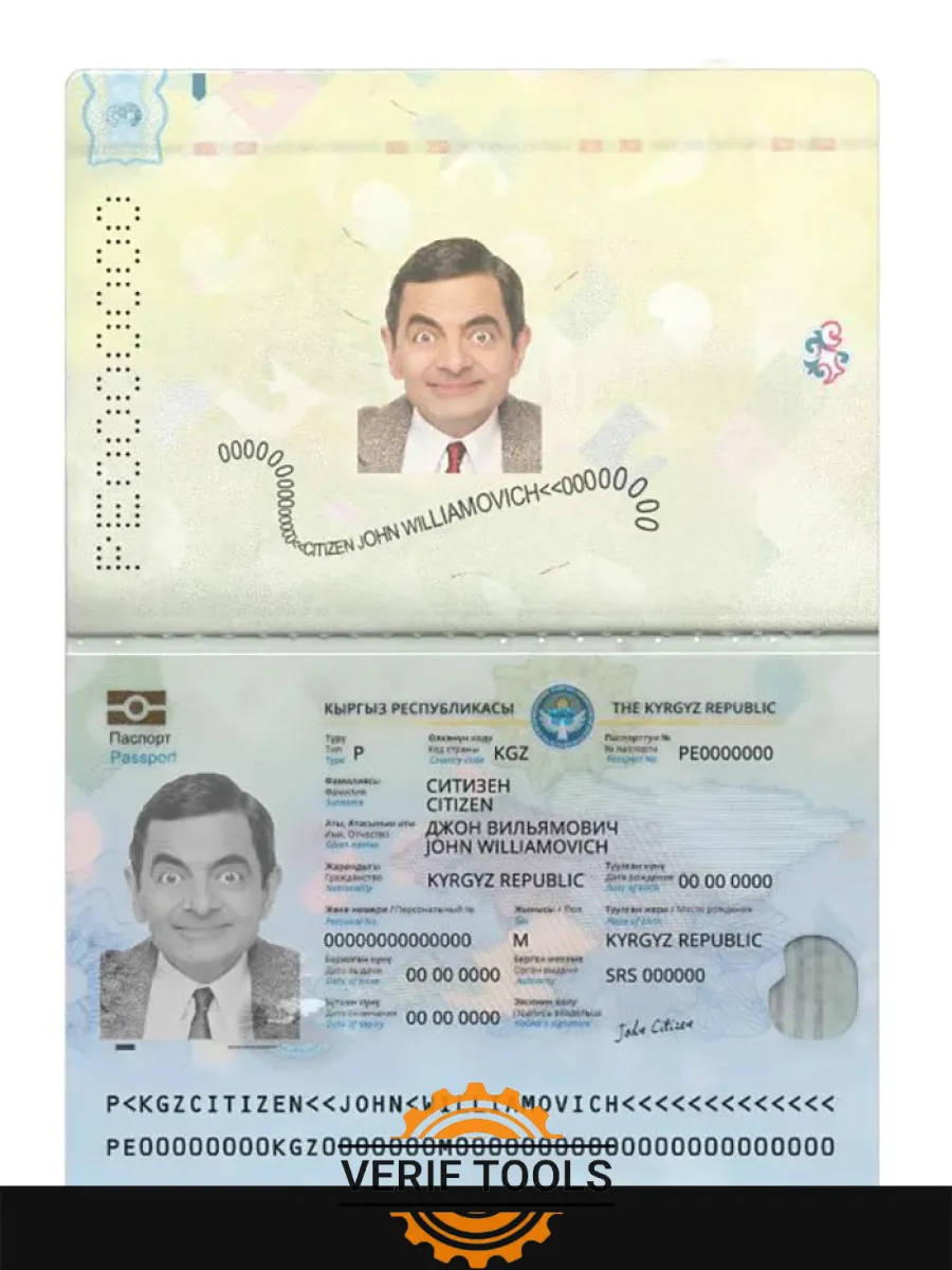 Kyrgyzstan Passport 2021 Present — Passports
