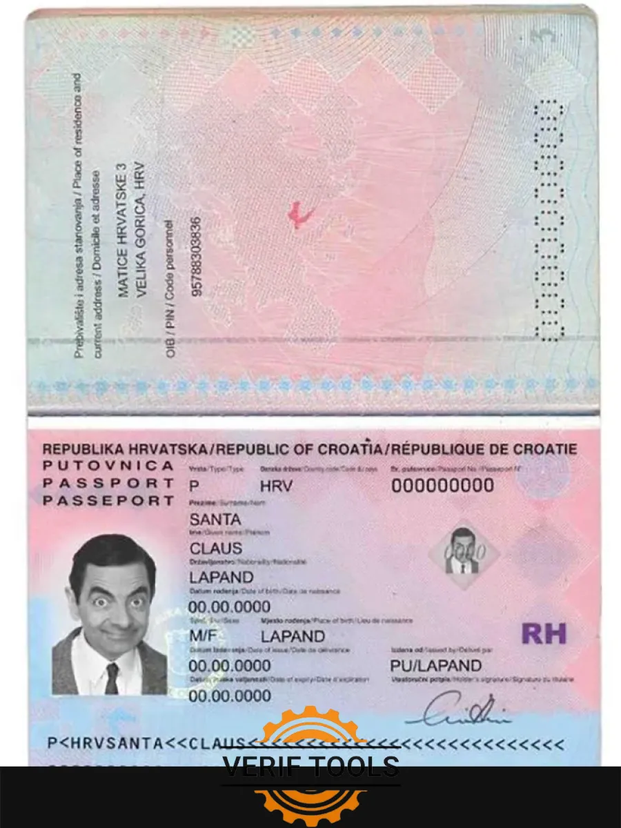 Croatia Passport — Passports