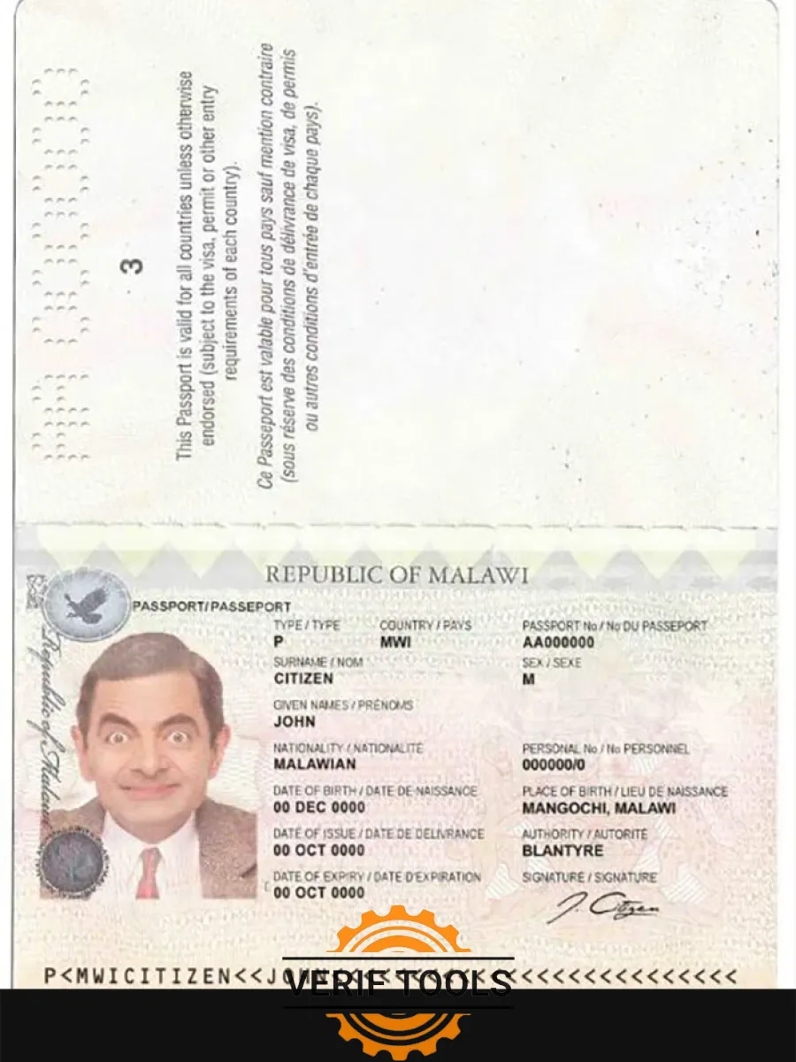Malawi Passport — Passports