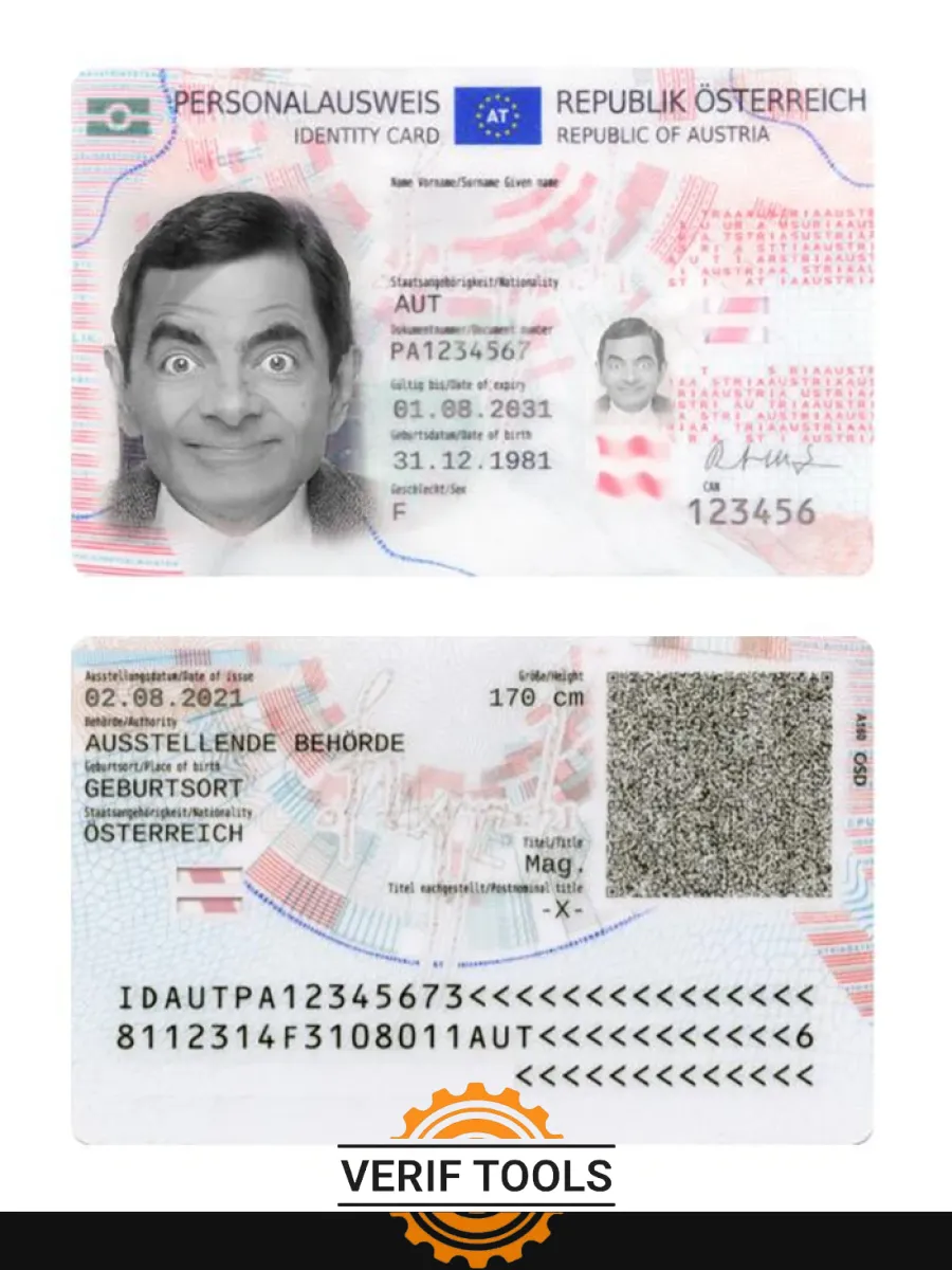 Austria Id 2021 Present — ID Cards