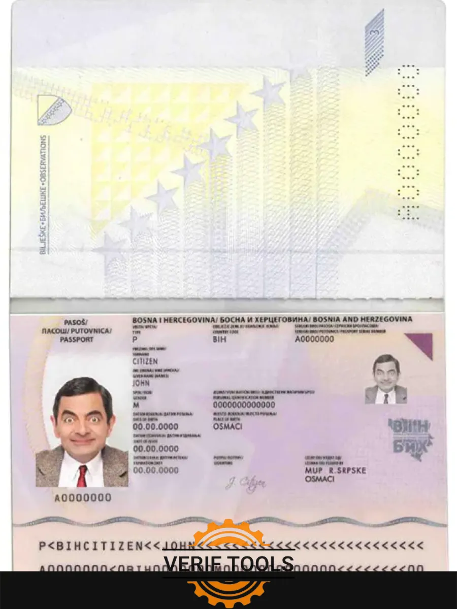 Bosnia And Herzegovina Passport — Passports