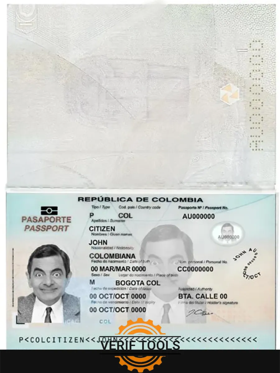 Columbia Passport 2018 Present — Passports