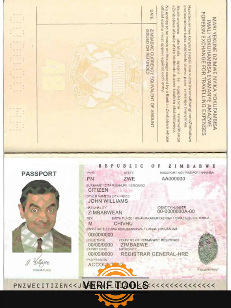 Zimbabwe Passport — Passports